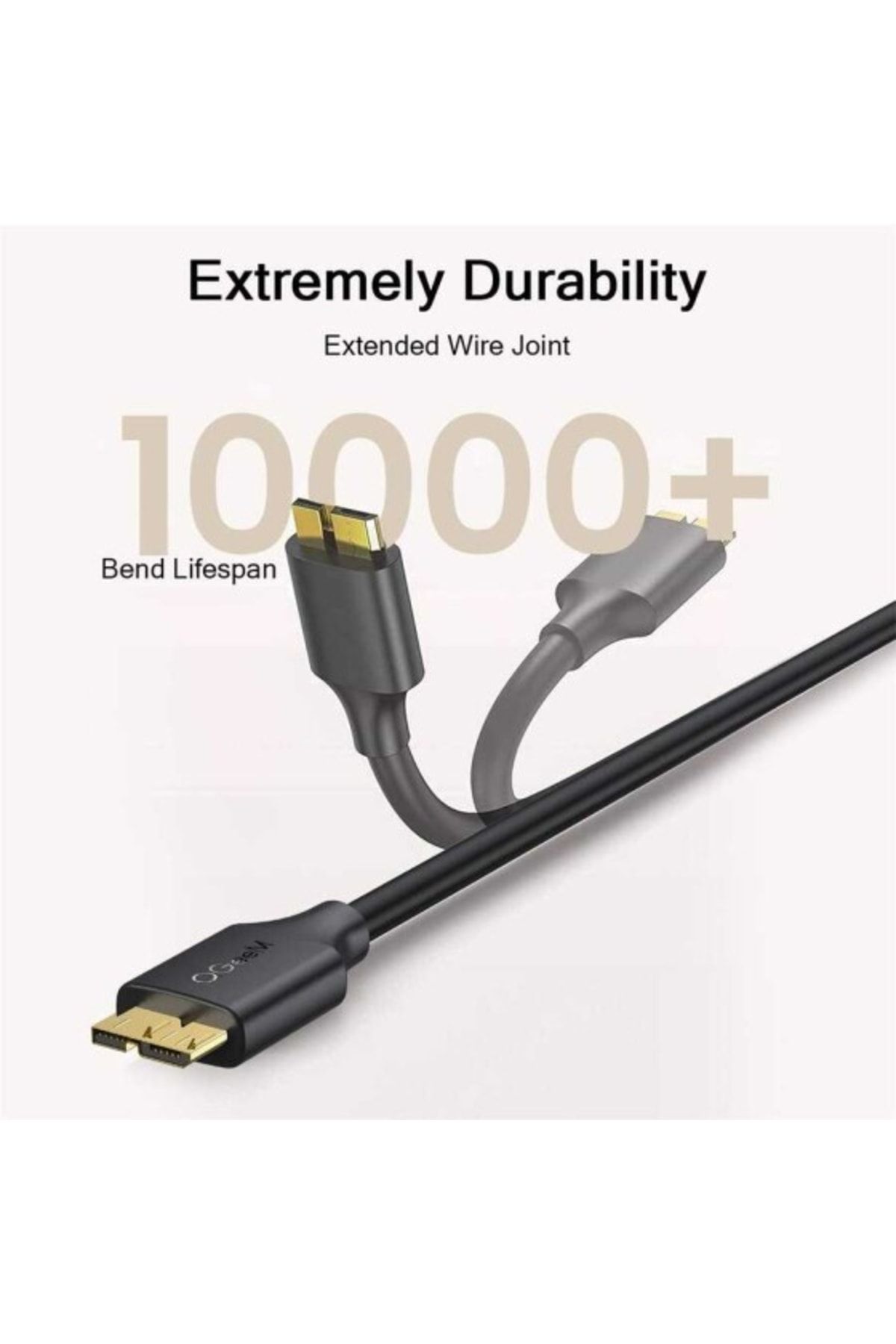 Qgeem-Usb-a 3.0 To Micro Usb 3.0 (usb Micro-b) Hard Disk Cable Data Transfer at 5 Gbps Speed (091 Cm) 6