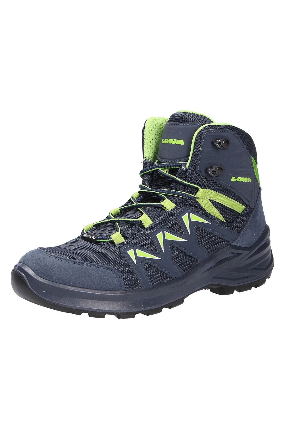 Lowa Walkingschuh Blau Flacher Absatz Fast ausverkauft