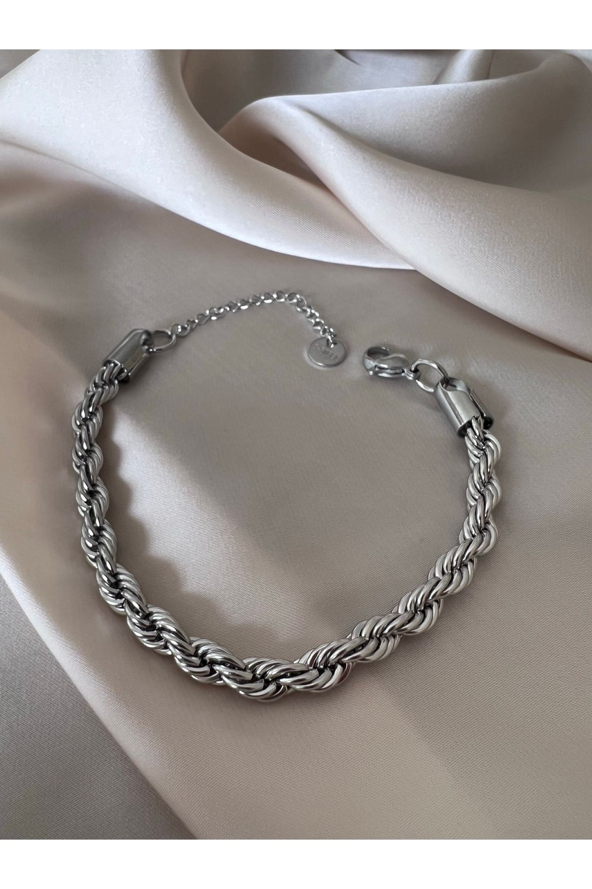 Silver hot sale twist bracelet