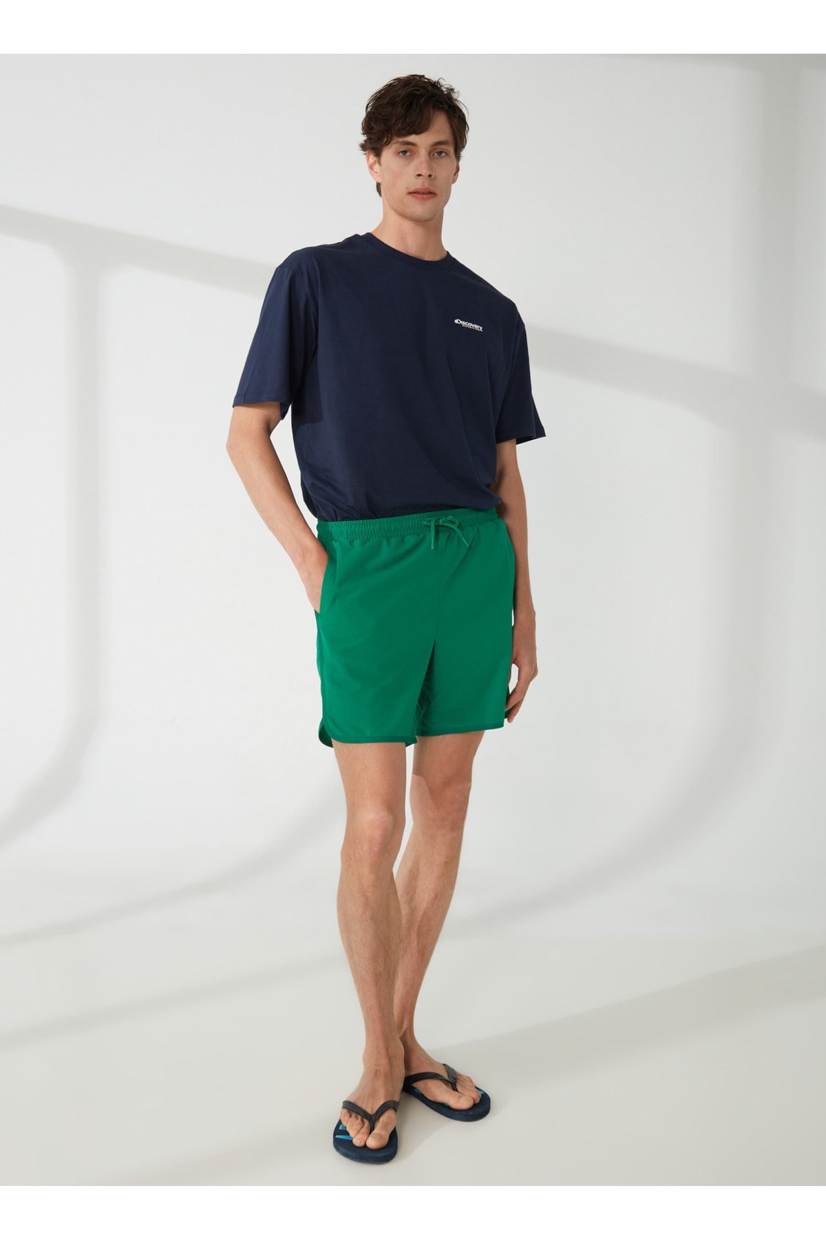 آئروپوستال شلوارک شنا مردانه سبز