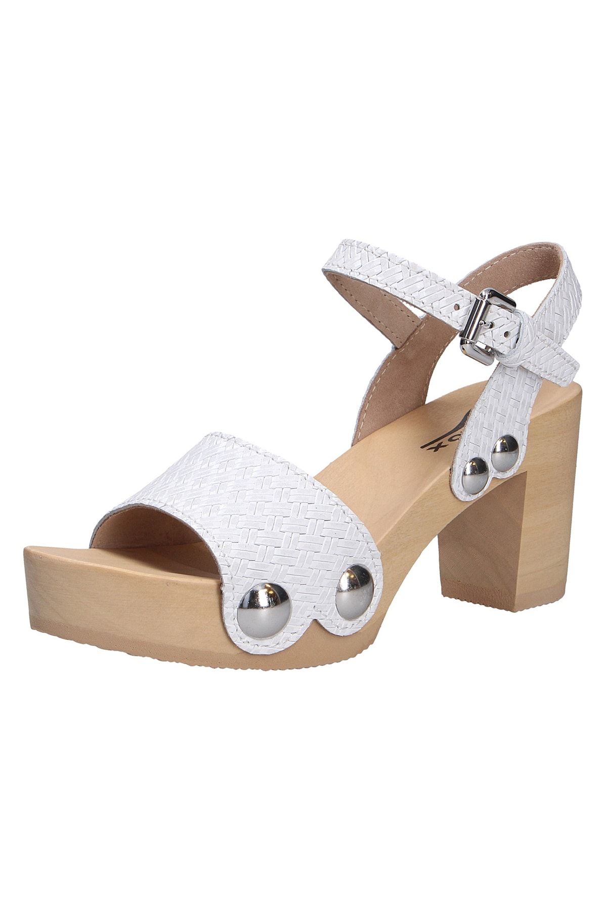 Softclox Sandalette Weiß Pfennigabsatz/Stiletto Fast ausverkauft