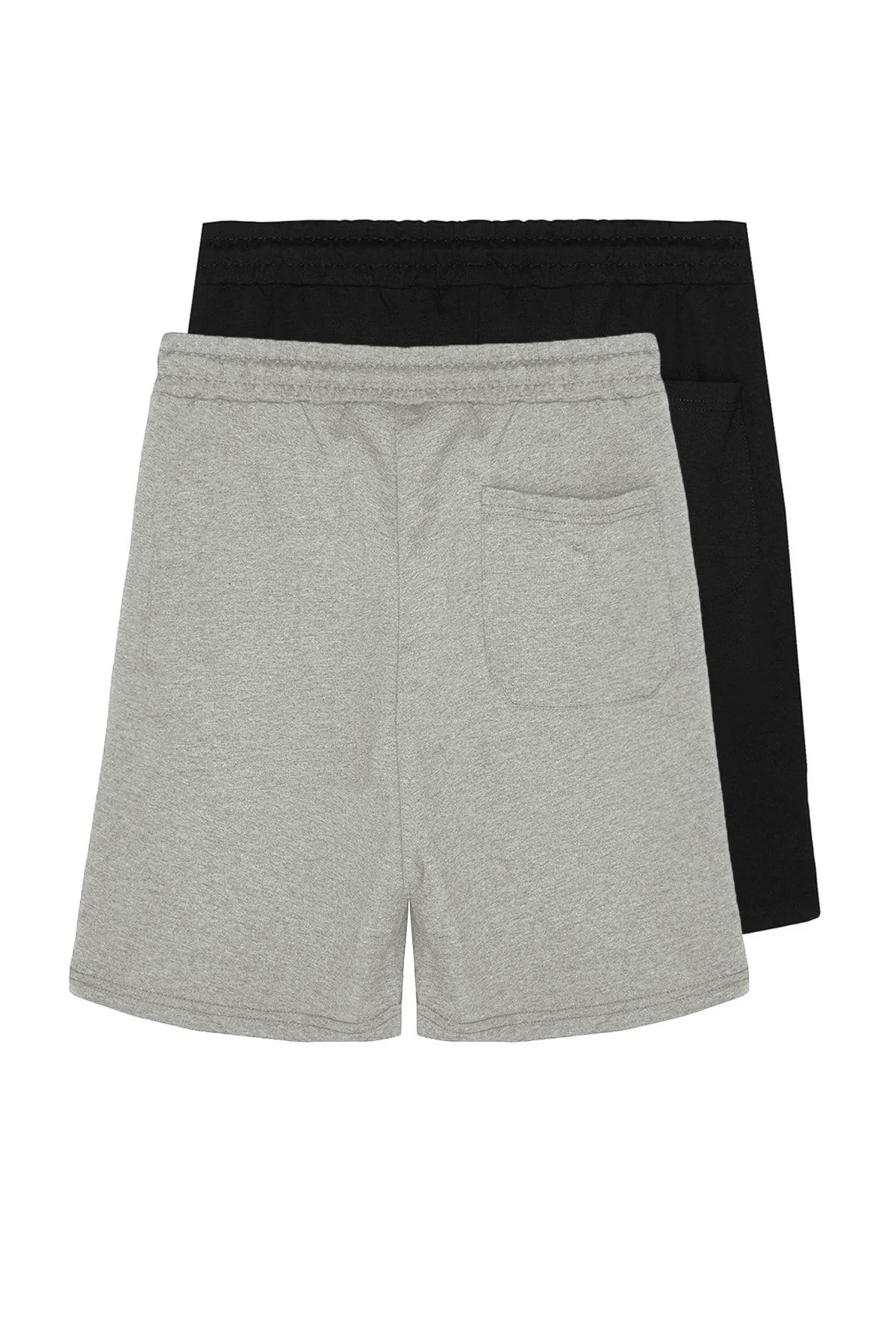 Trendyol Collection-Farbenfrohe Basic-Shorts – 2er-Pack, Regular Fit TMNSS21SR0095 2