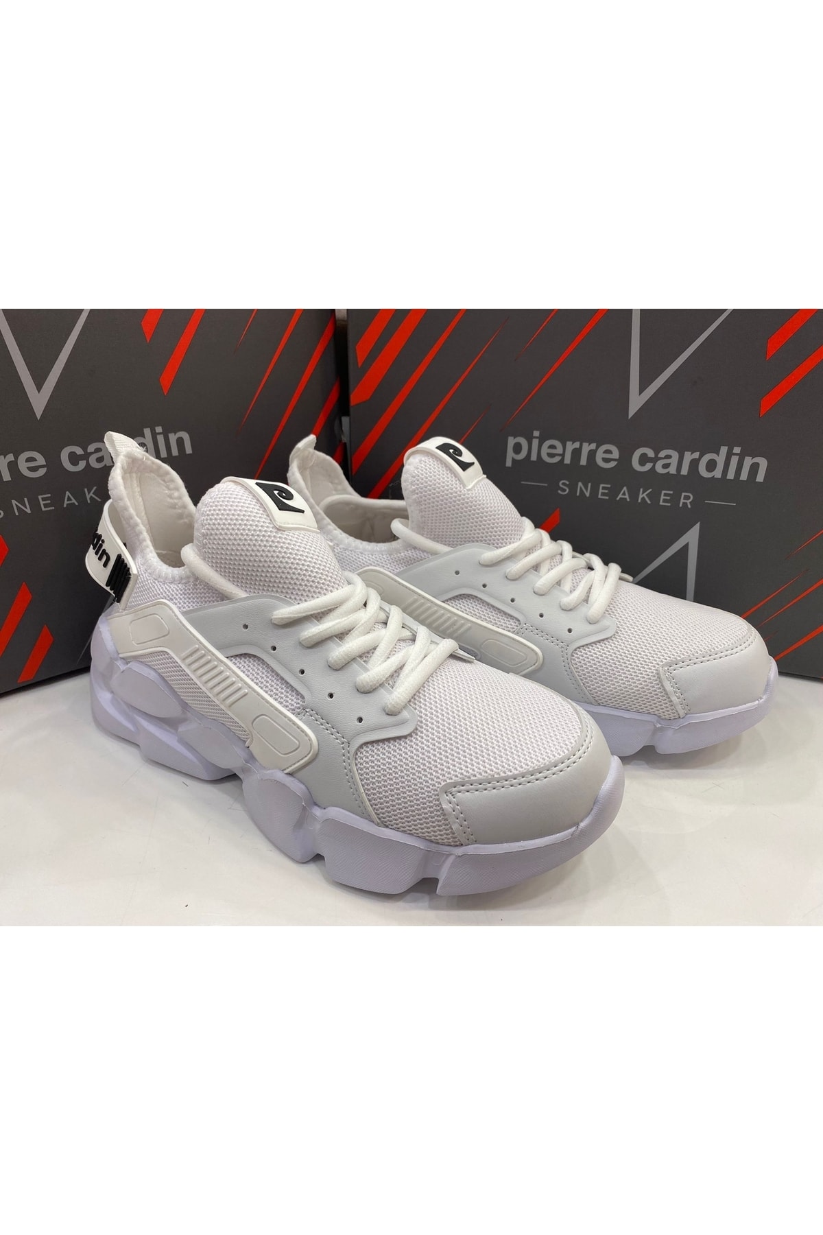 کفش اسنیکر زنانه راسته | پیر کاردین Pierre Cardin pc-31367 - تصویر 2