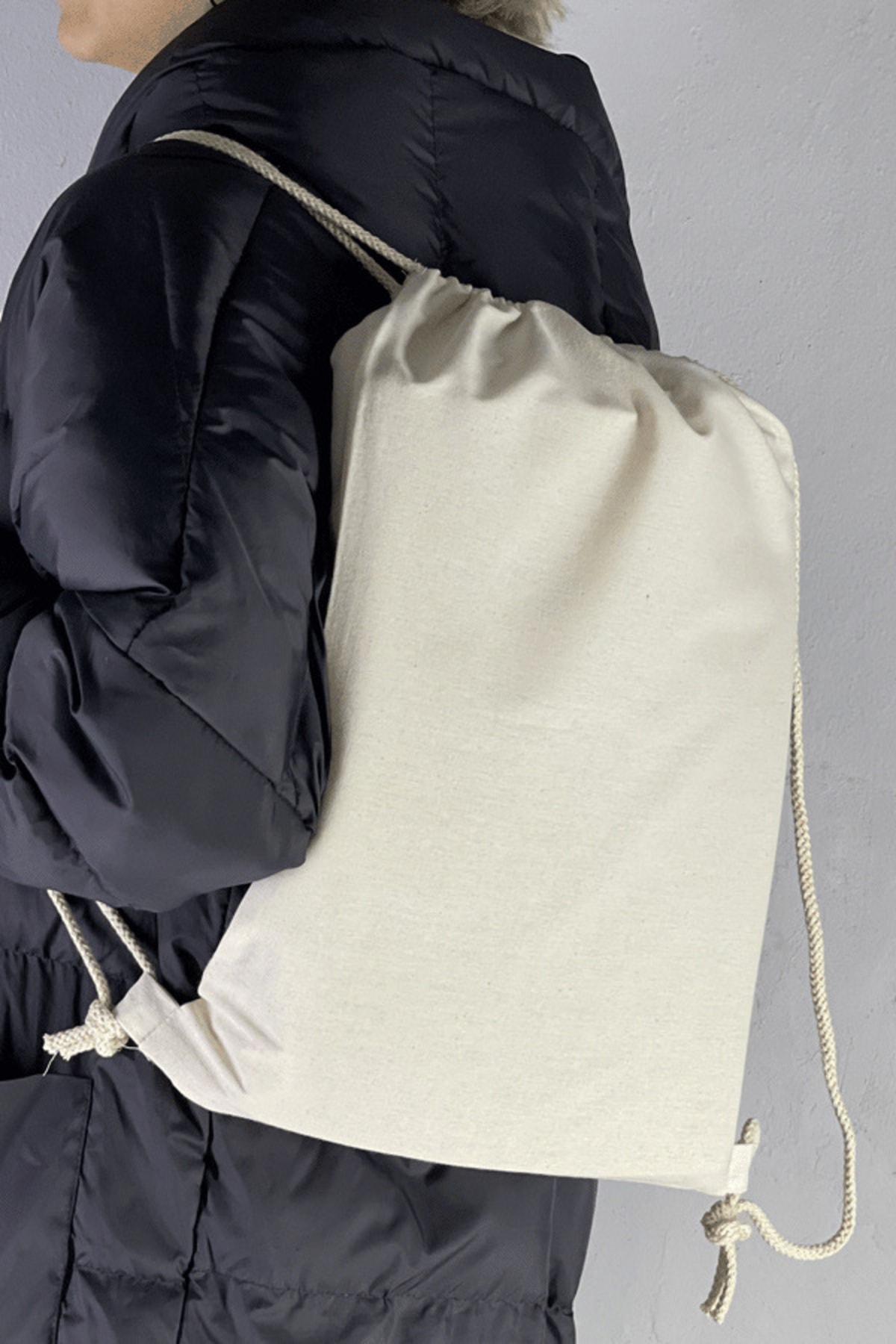 کوله پشتی زنانه اکرو Serkan Çanta Bez Çanta Atölyesi | 3lüBüzgülüsırthambez اورجینال - تصویر 5