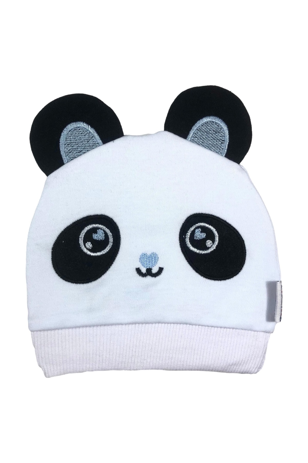 Cotton Panda Embroidered Baby Beanie