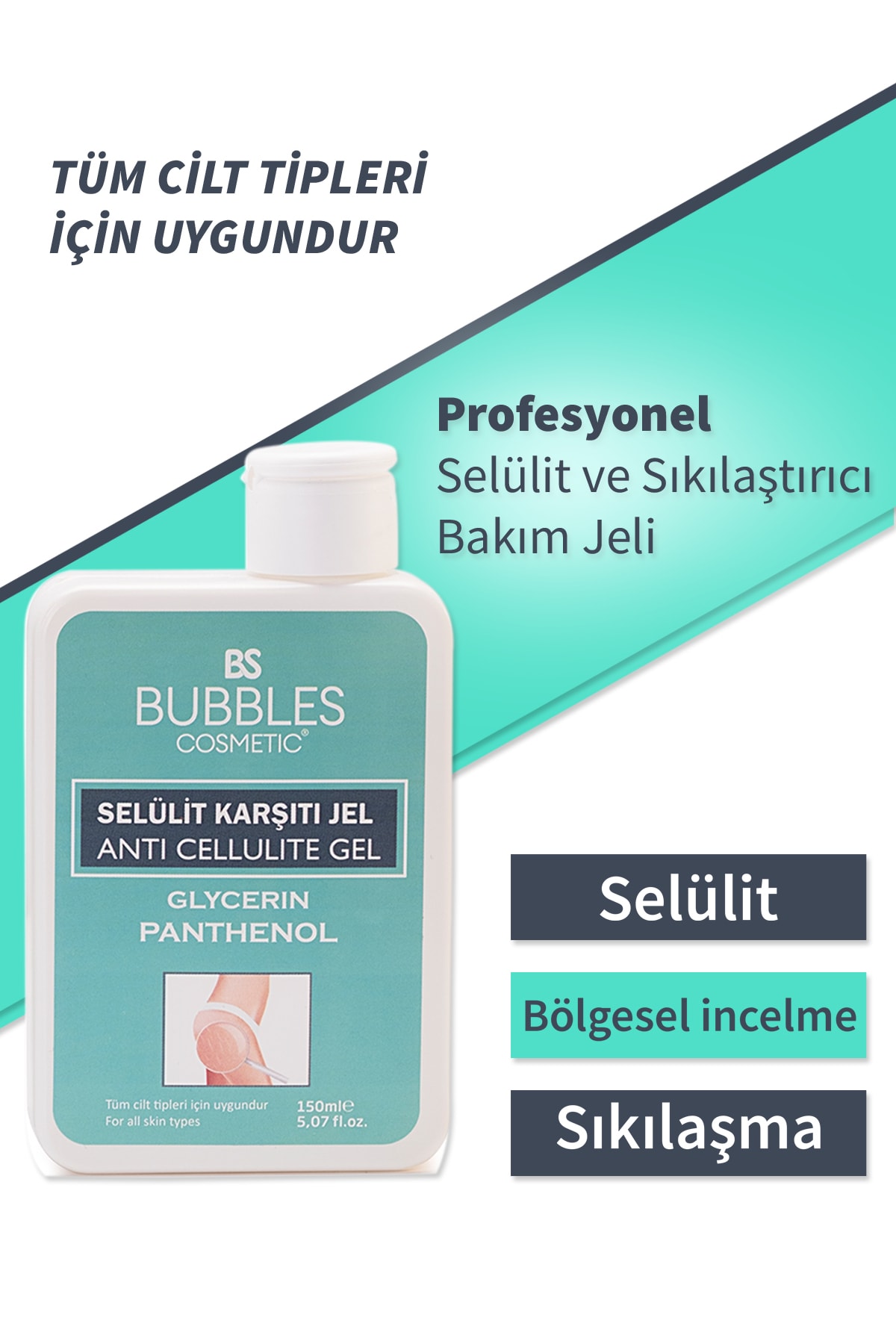 Sıkılaştırıcı, Selülit Ve Çatlak Giderici Jel 150ml Glycerin — bs412478 — تصویر 3 از 5