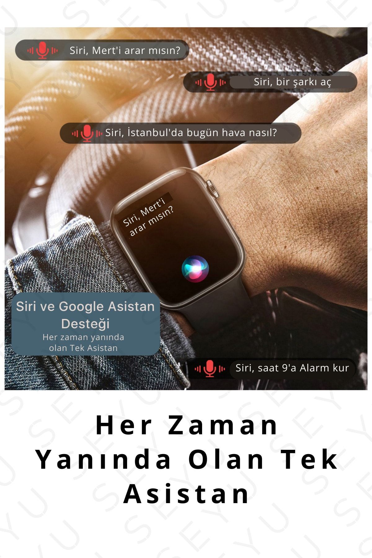 Watch 9 Pro Akıllı Saat Iphone Uyumlu Ve Android Tüm Telefonlara Uyumlu Smartwatch