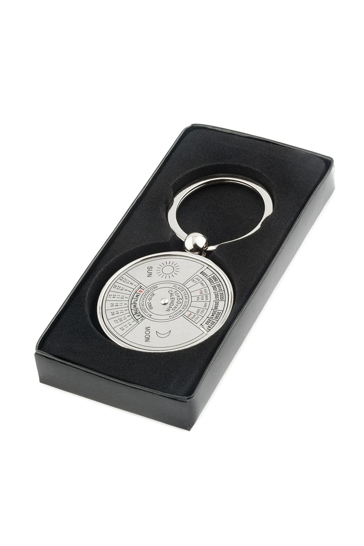 Calendar Metal Keychain 50 Years Calendar (2010 - 2060 ) Boxed Keychain Gly-825