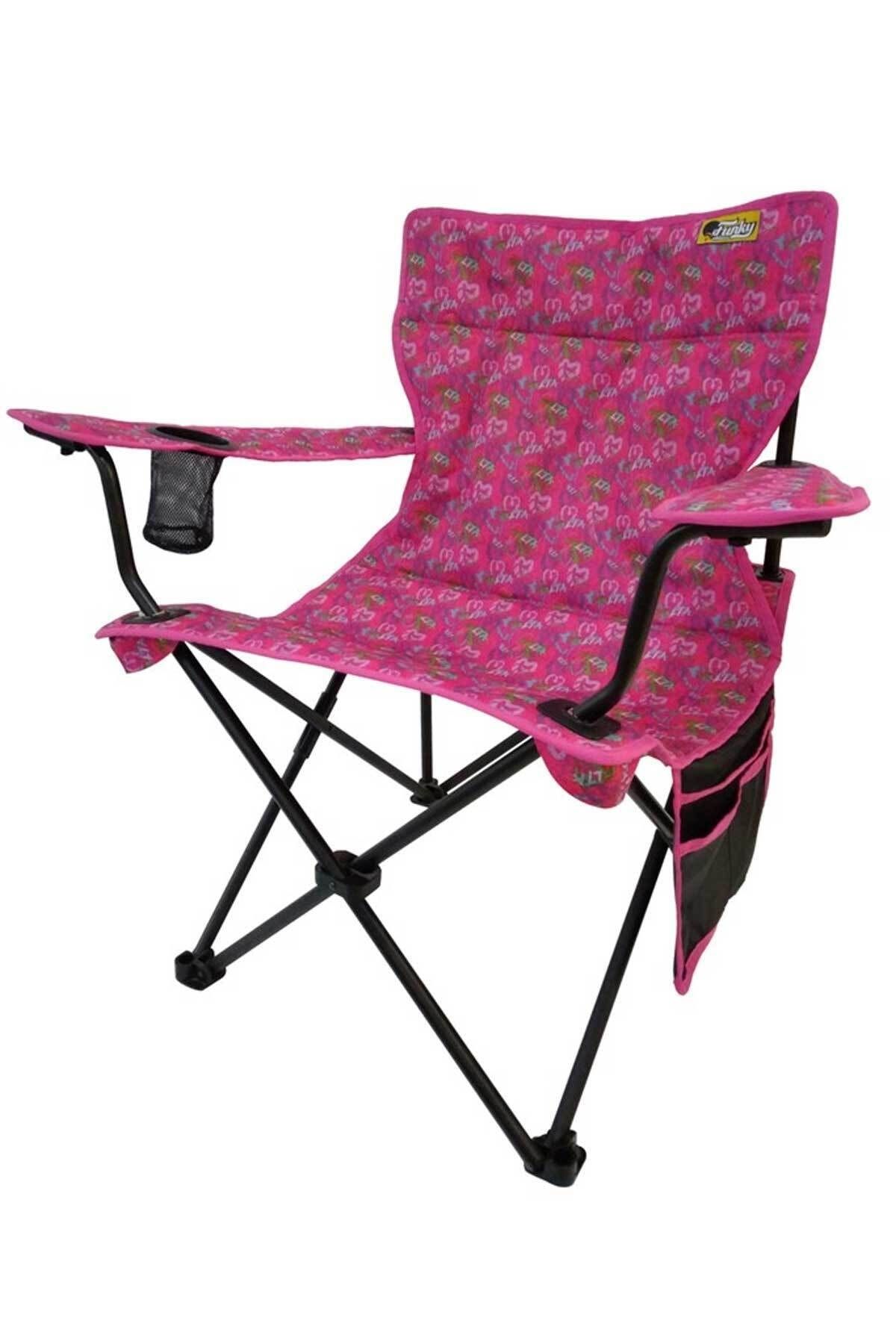 funky chairs v2 crazy pink lüks kamp sandalyesi