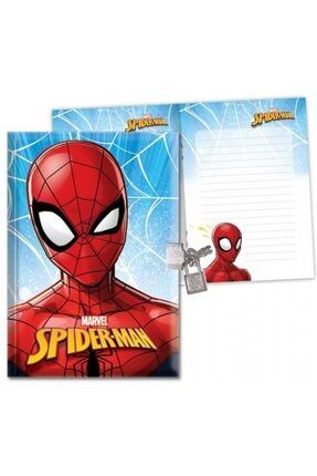 Spider-man 104 Yaprak Erkek Çocuk Kilitli Hatıra Defteri - sftw3652158441