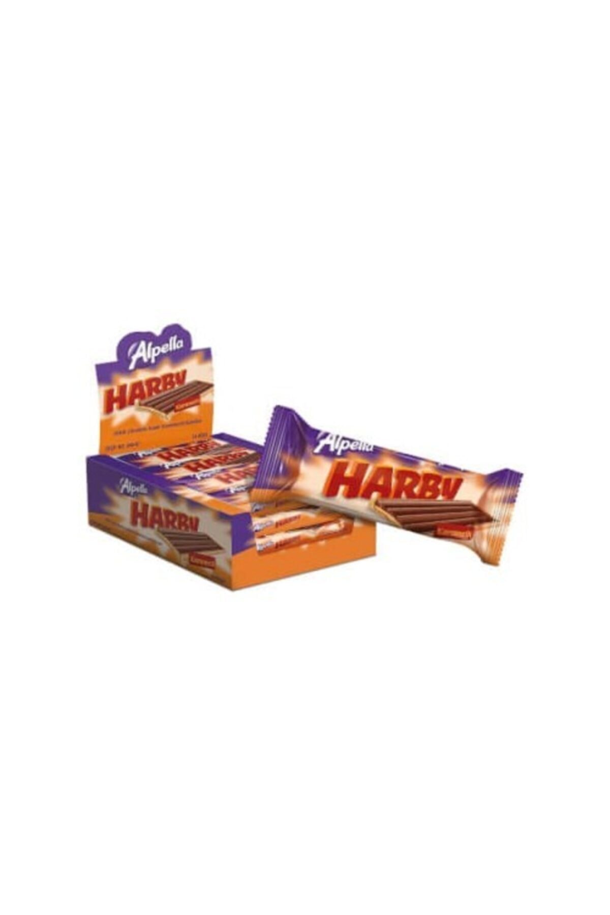 Alpella Harby Karamel Kaplamalı 25 gr 24'lü Bisküvi ...