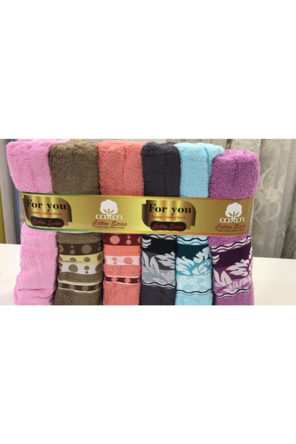 Cotton Box 6'lı Banyo Havlusu