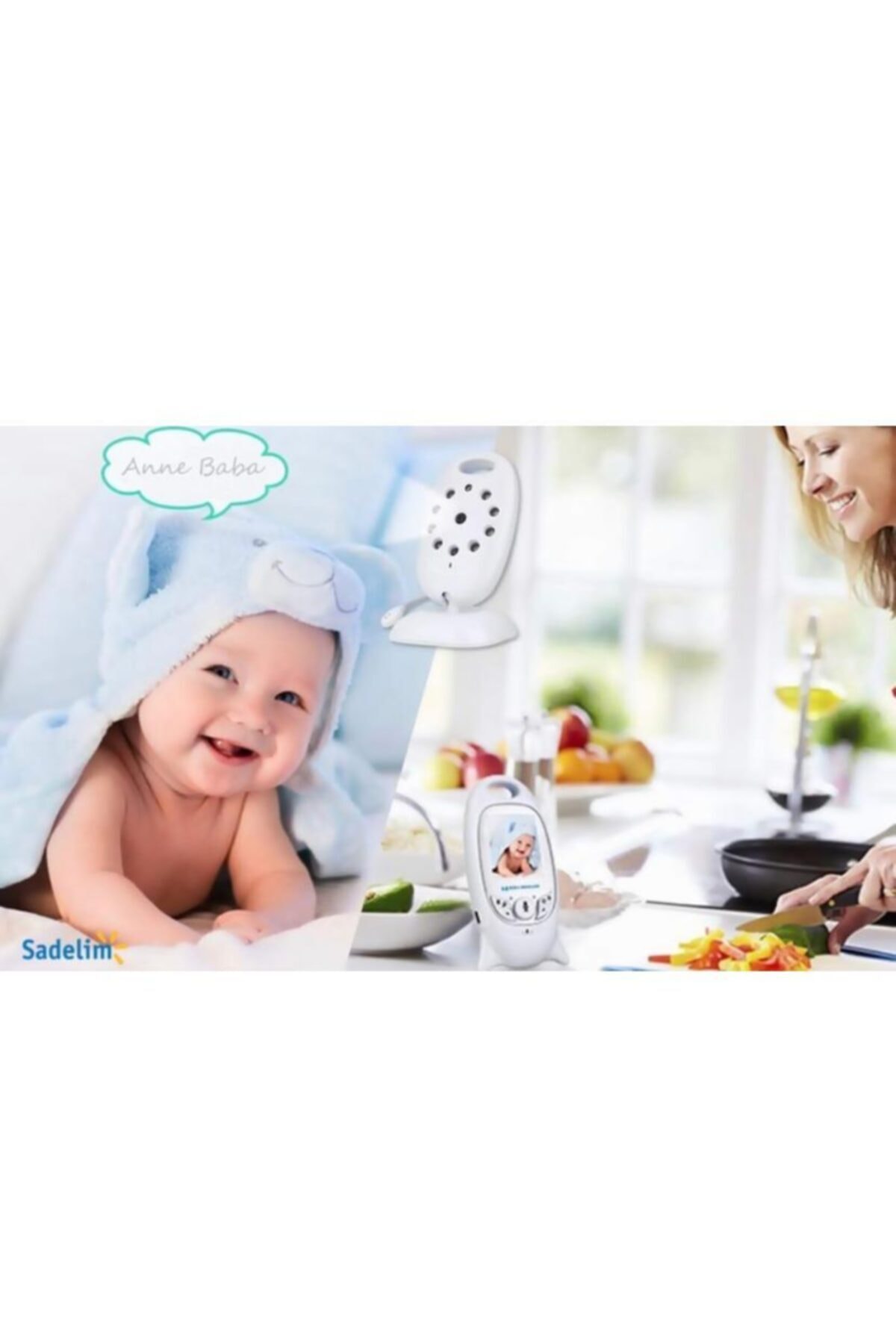 Angel Eye Bebek Kamerası Gece Görüşlü Monitör Wifili Kamera Net Görüntü Ve Cızırtısız Angeleye Ks-601 Ensağlm fotoğrafı 7 (önizleme)