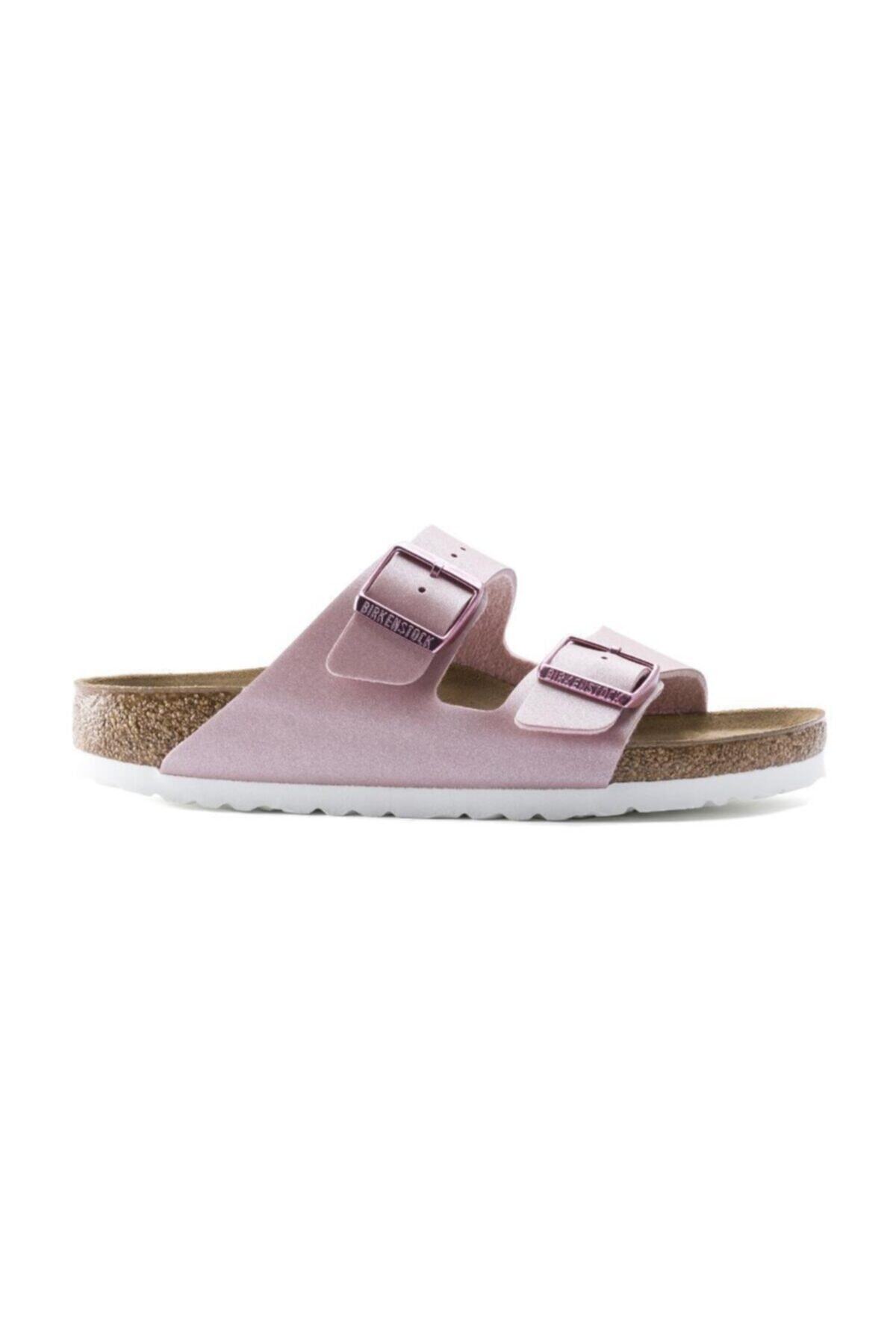دمپایی بیرکن استاک زنانه پارچه صورتی         | Birkenstock DNZ-ZNNPBC107 - تصویر 5