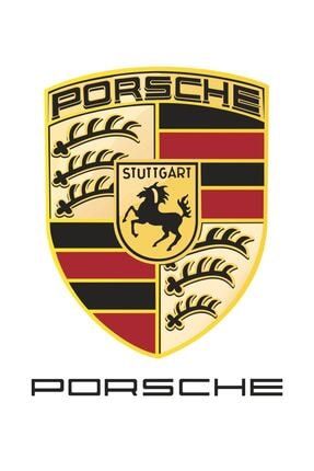 Porsche Logo Sticker 00603 9x12 Cm 00603-4