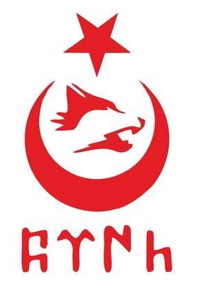 Sticker Fabrikasi Turk Bayrakli Ay Yildiz Kurt Gokturk Yazisi Sticker 00672 25x14 5 Cm Fiyati Yorumlari Trendyol