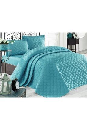 Deco Center Turkuaz Rengi Pamuk Pike Takimi Tek Kisilik 150x200 Ve Bir Yastik Kilifi Ile Takim 50x50 Trendyol