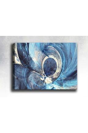 Mavi Soyut Dekoratif Desen Kanvas Tablo 60 X 40 cm Sb-34535 B-34535
