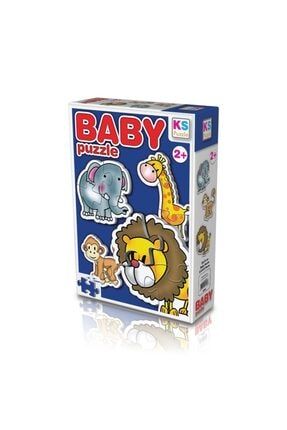Orman Hayvanları Baby Puzzle Bebek Eğitici Aktivite Oyun ksbaby-3