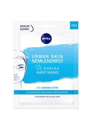 10 Dakika Urban Skin Nemlendirici Kağıt Yüz Bakım Maskesi 28 gr AED4005900620408-01