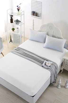 Sluupy Lastikli Fitted 140x190 Mavi Cift Kisilik Yatak Carsafi Trendyol