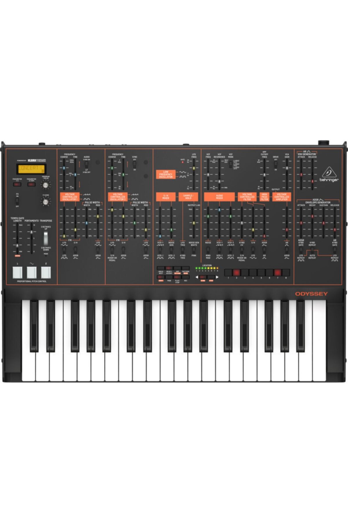 Behringer-Full Size Analog Synthesizer With Odyssey Sequencer And Fx 3