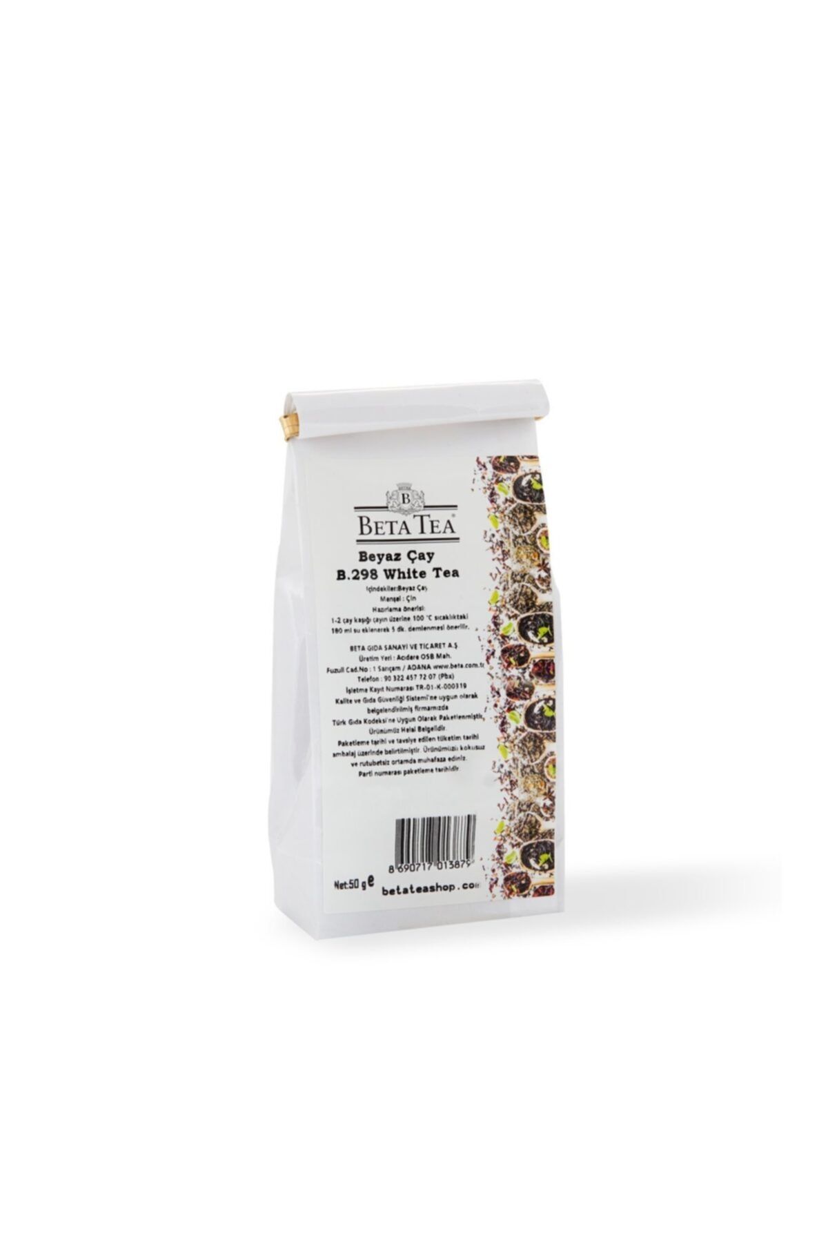 Beta Tea Bai Mu Dan Beyaz Çayı 50gr - B.298