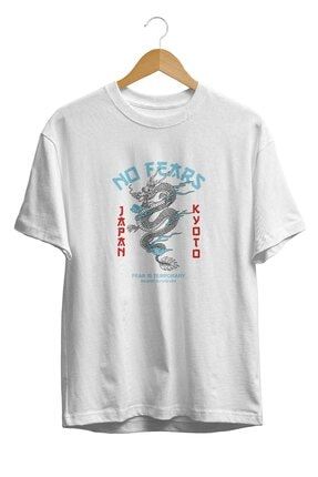 Unisex Beyaz Ejderha Dragon T-shirt BRL-TS-0169