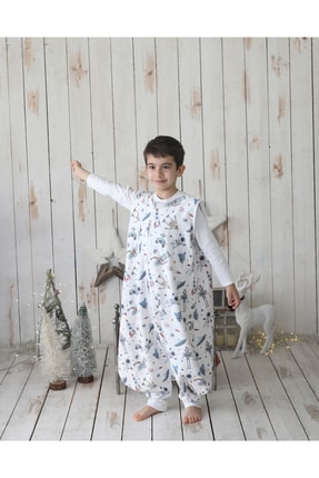 Didababy Dida Baby Kislik Cift Kat Organik Pazen Ciftlik Desenli Cocuk Ve Bebek Uyku Tulumu Trendyol