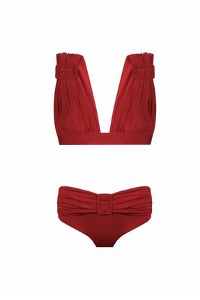 3 In 1 Bikini Set Red 3 in 1 Bikini Set Red