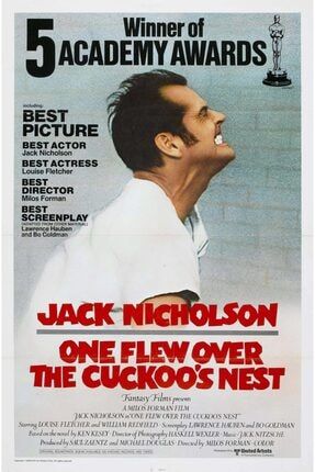 One Flew Over The Cuckoo's Nest (1975) 50 X 70 Lıkeawıll AKTÜEL POSTER5111