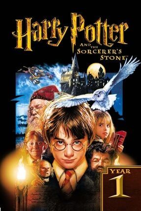 Harry Potter And The Sorcerer's Stone 2001 35x50 Satısfactıon AKTÜEL POSTER65