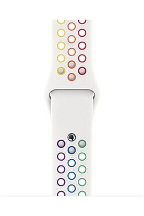 Omelo Apple Watch 42mm Spor Silikon Renkli Kordon Kayis Hediyeli Trendyol
