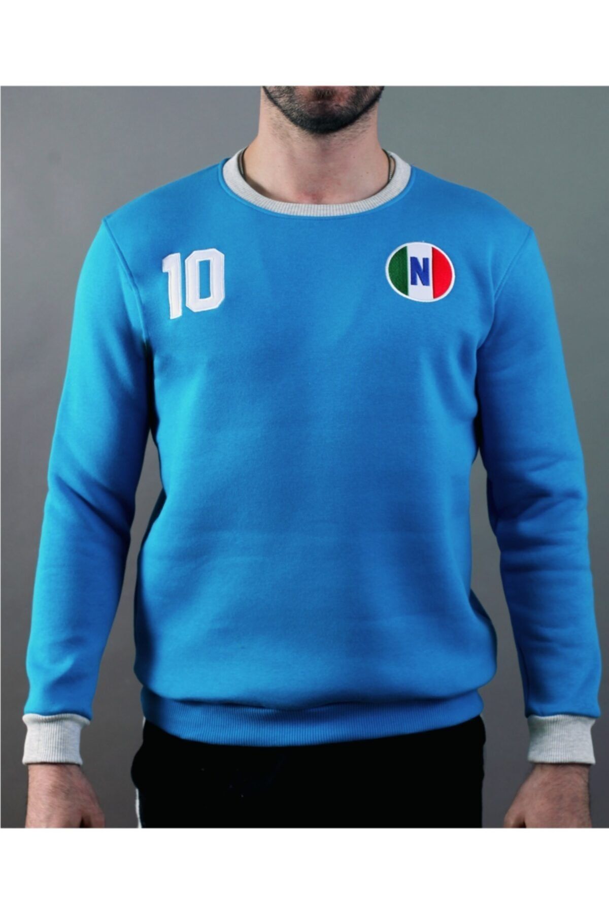 OFFSIDESIGN Ssc Napoli Retro Sweatshirt Trendyol