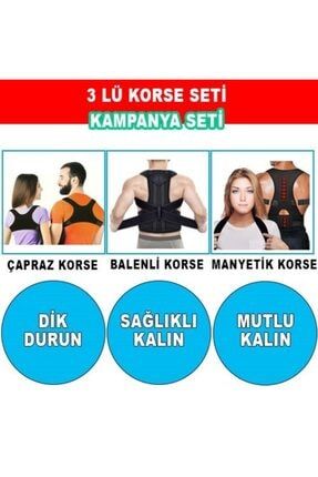 Bel Sırt Korsesi Sırt Desteği Dik Duruş Korsesi Posturex Korse Se EX0106-5