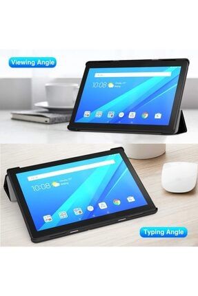Microcase Lenovo Tab M10 10 1 Tablet Tb X605l Tb X605f Standli Silikon Kilif Siyah Trendyol