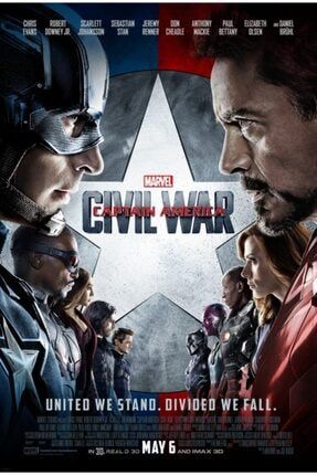Captain America Civil War (2016) 50 X 70 Nıghtcrawler AKTÜEL POSTER1804