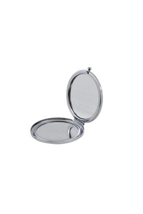 Kapaklı Parlak Model Gümüş 5 Adet Metal Ayna TE1978