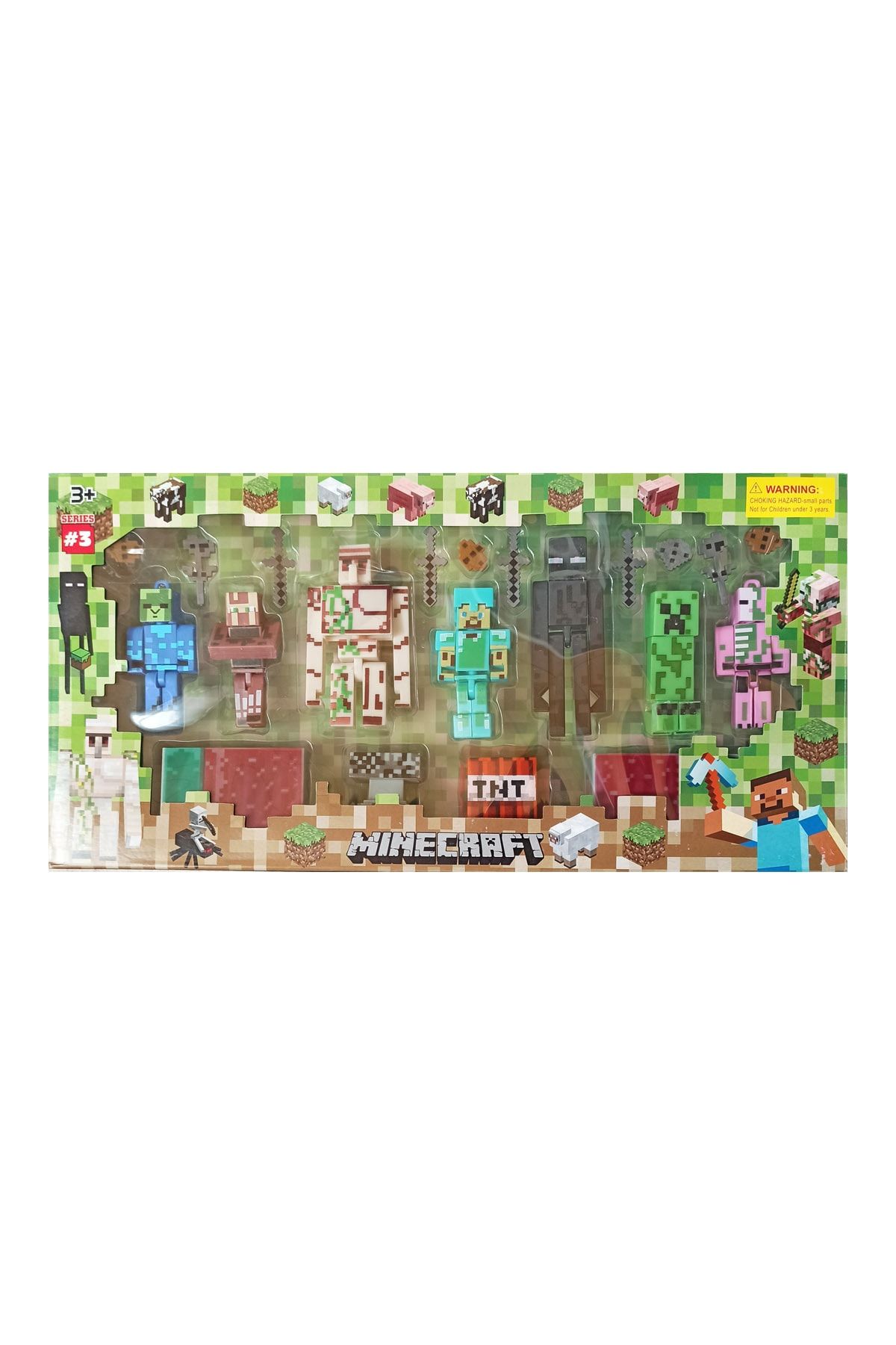 Minecraft Papercraft Overworld Deluxe Set