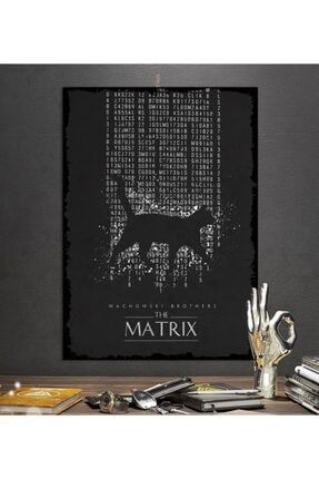 The Matrix Efsane Film Tasarım 35x50 cm Hediyelik Dekoratif 8mm Ahşap Tablo Trendyol-1-6-32