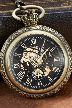 Serkisof Cep Saati Demiryolu 18 Jewels Turel Art