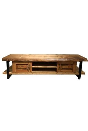 Szn Wood Tv Unitesi Axis Ladin Cam Panel W07 Oil Green 200 X 44 X 55 Cm 3 Cekmece Trendyol