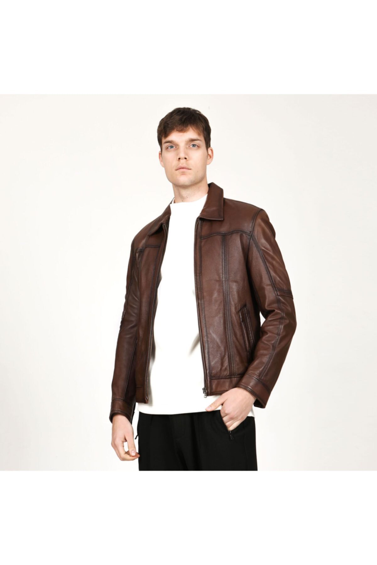 کاپشن چرم دری کلاب 133605