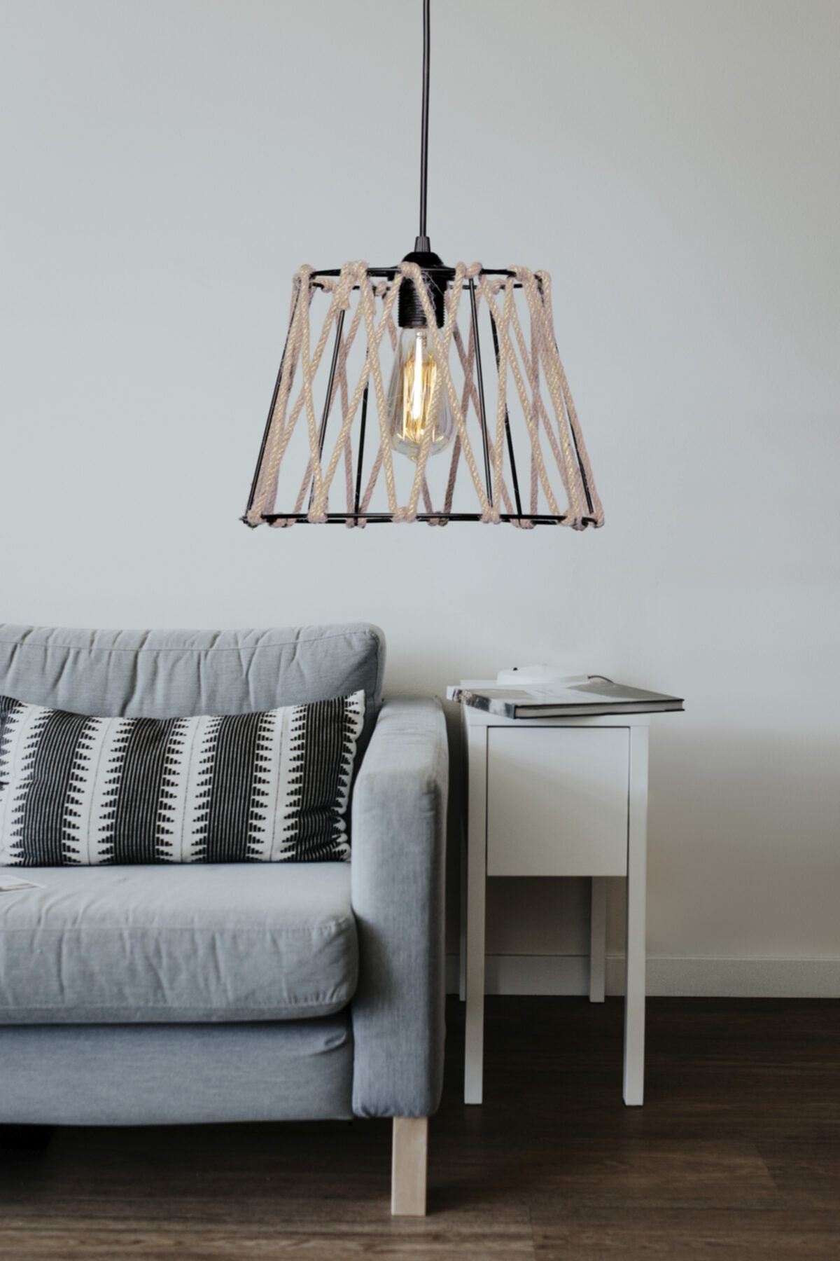 MHK Collection Siyah Metal Rustik Avize
