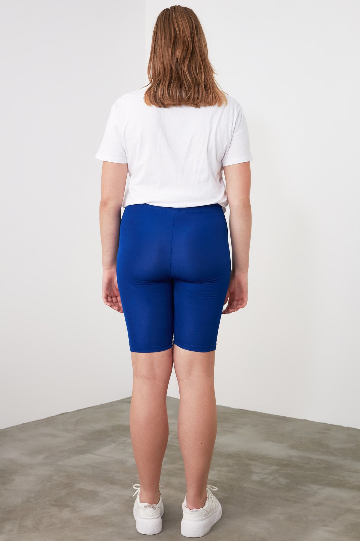 Trendyol Collection Leggings - Dark blue - High Waist - Trendyol