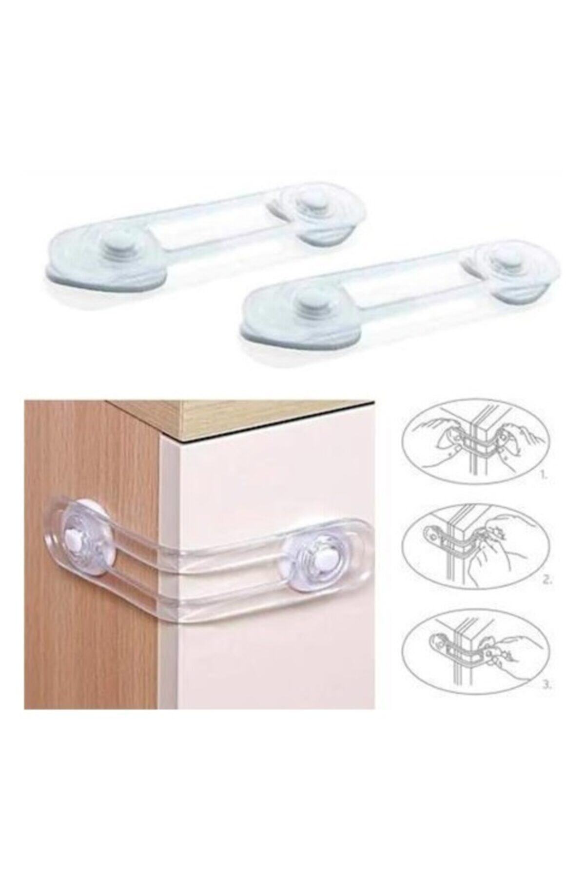 Genel Markalar Çocuk Güvenlik Mini Çok Amaçlı Kilit (2' Li Paket) fotoğrafı 5 (önizleme)