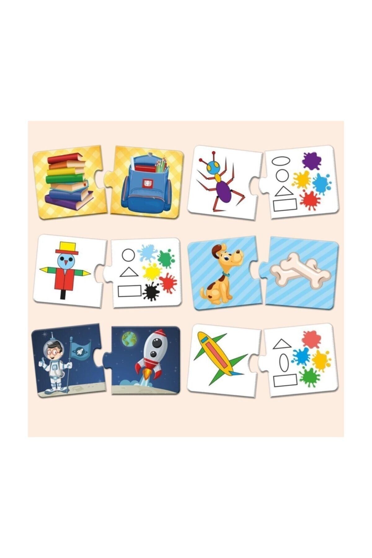 AteşTech-Connect Puzzle Connecting Matching Cards 48 Cards 3