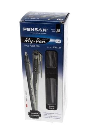 My-pen 1.0mm Siyah Tükenmez Kalem 25'li Paket 2210Siyah