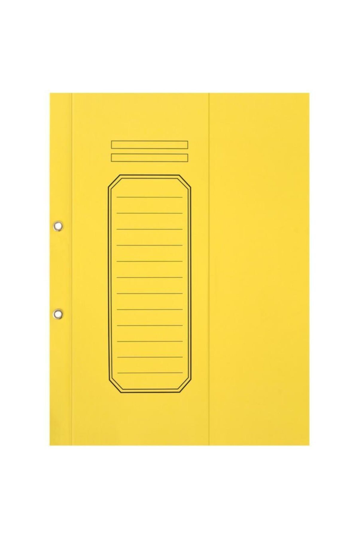 ÖZKAN Armat Yarım Kapak Kapsül Dosya- 50'li- Sarı