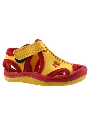 Erkek Çocuk Sarı Kırmızı Sandalet Panduf Ayakkabı A18A04004